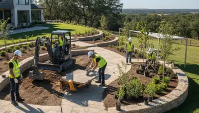 Landscape design in Redmond, WA for tree service and outdoor space planning