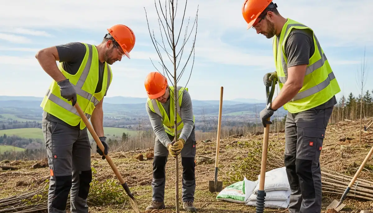 Tree planting service in Redmond, WA by a local arborist for residential landscaping