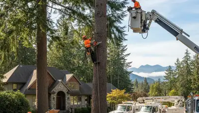 Tree service team in Redmond, WA providing professional tree removal and care